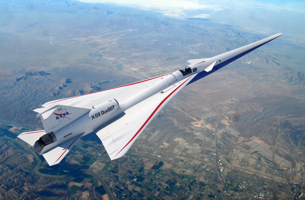 NASA and Lockheed Martin officially revealed the X-59 quiet supersonic aircraft.