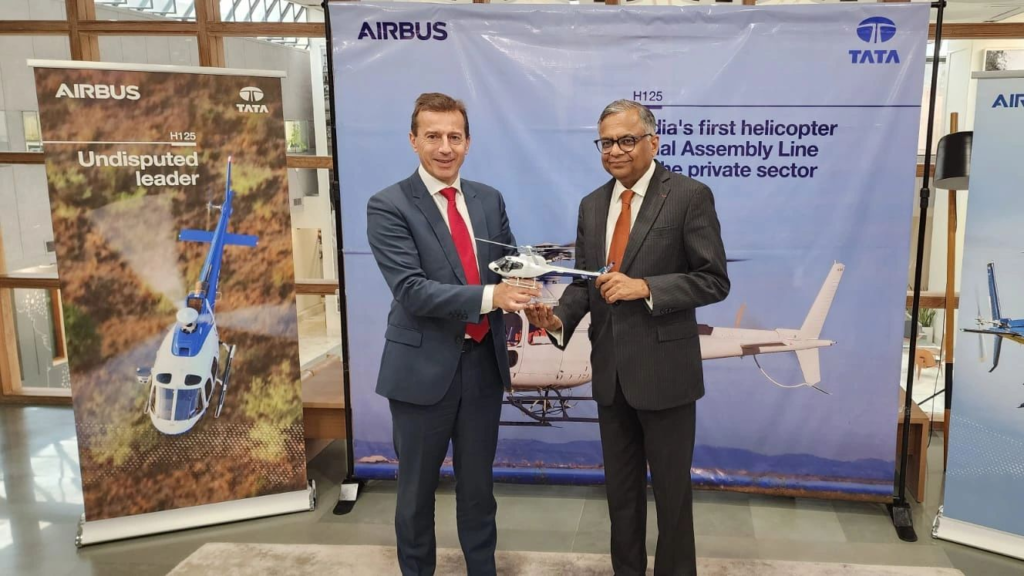 Airbus and Tata to Make New Helicopters with India's First Final Assembly Line