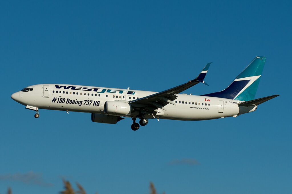 WestJet Vancouver-Toronto Flight Diverted to Winnipeg After Passenger Attempts to Open Door Mid-Air