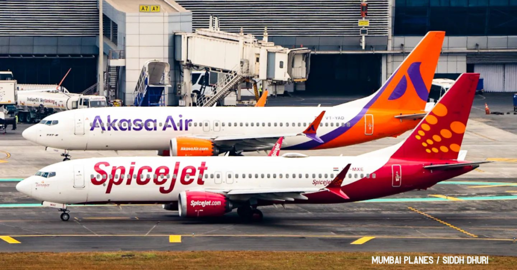 Akasa Air and SpiceJet Boeing 737 MAX