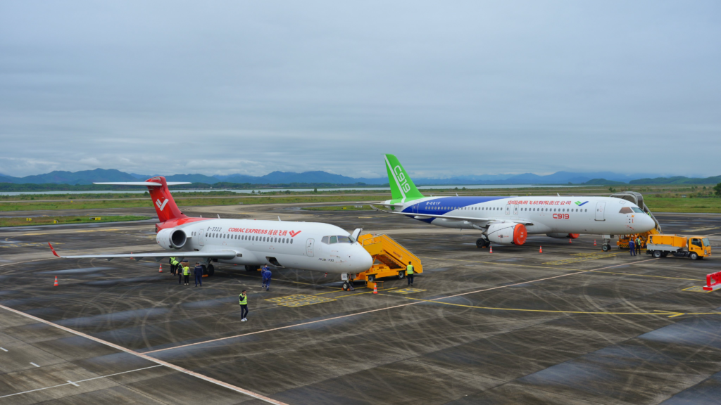 COMAC C919 and ARJ21