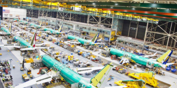 Boeing 737 MAX Assembly Line