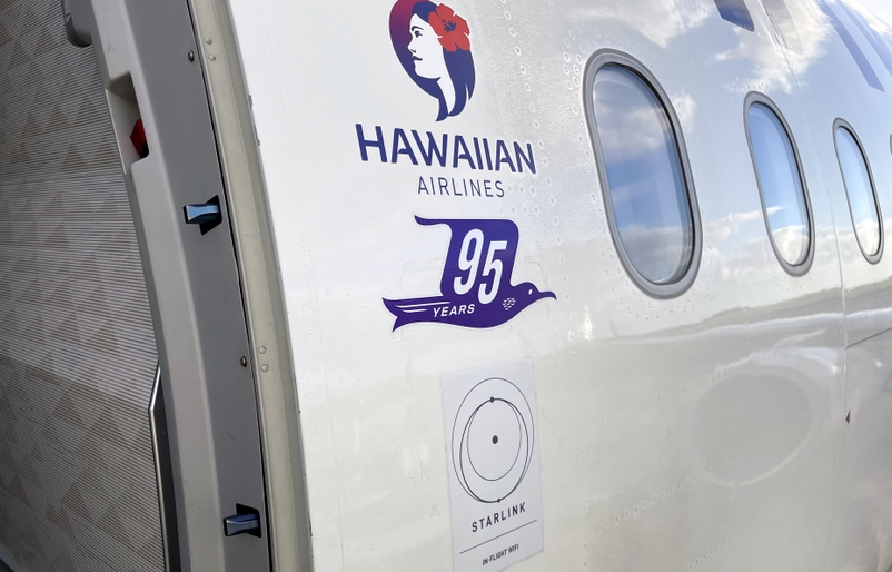 Hawaiian Debuts High-Speed Starlink Internet on Select Flights
