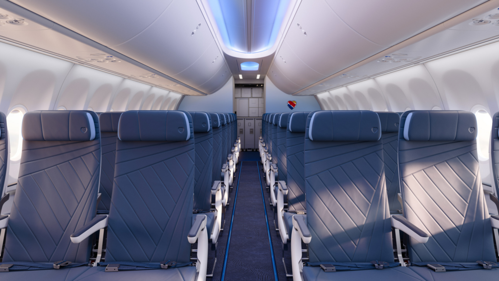 Southwest Airlines (WN) is embracing a fresh appearance and ambiance with the introduction of redesigned aircraft cabin amenities and interiors that distinctly embody the Southwest® brand. 