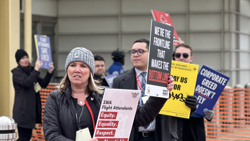 Alaska Airlines Flight Attendants Strike