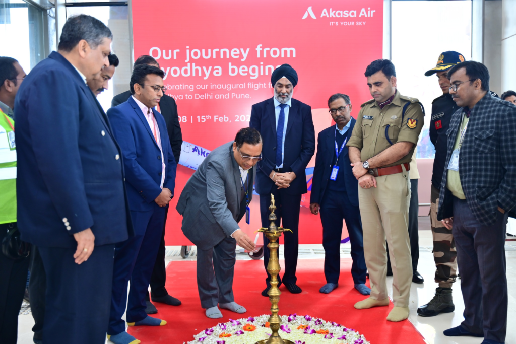 Akasa Air (QP), recognized as India's fastest-growing airline, has initiated daily flights from Ayodhya, introducing a direct service between Pune (PNQ) and Ayodhya (AYJ) via Delhi (DEL)