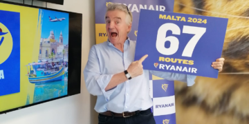 RYANAIR LAUNCHES RECORD MALTA S24 SCHEDULE