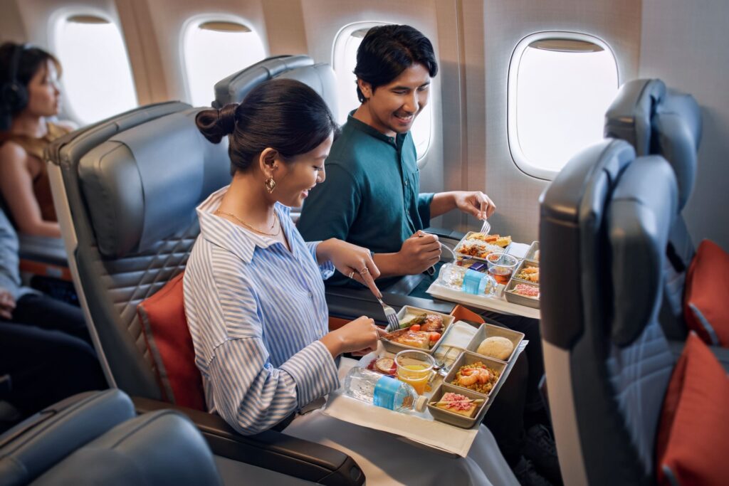 Singapore Airlines has introduced its upgraded Premium Economy Class featuring an array of food and beverage choices and a fresh amenity kit.