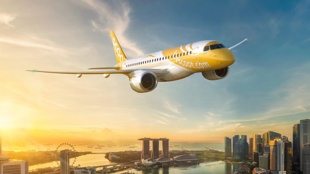 Singapore Airlines SIA Engineering to Maintain Scoot's New E190-E2 Fleet