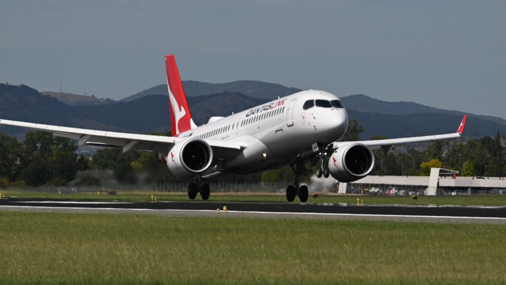 QantasLink’s two new Airbus A220 aircraft are today taking off for their first commercial flights, heralding a new era of domestic and regional travel for Australians.