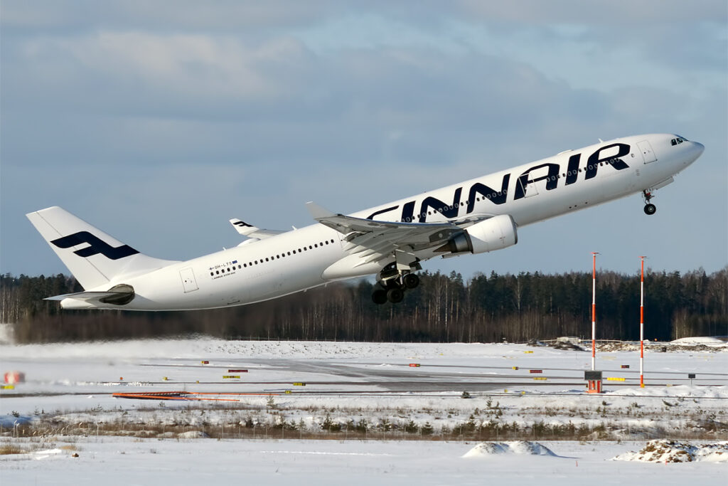 Finnair (AY) Flight AY10, which was scheduled to fly from Chicago O’Hare (ORD) to Helsinki (HEL) and operated by an Airbus A330-300 with registration OH-LTM