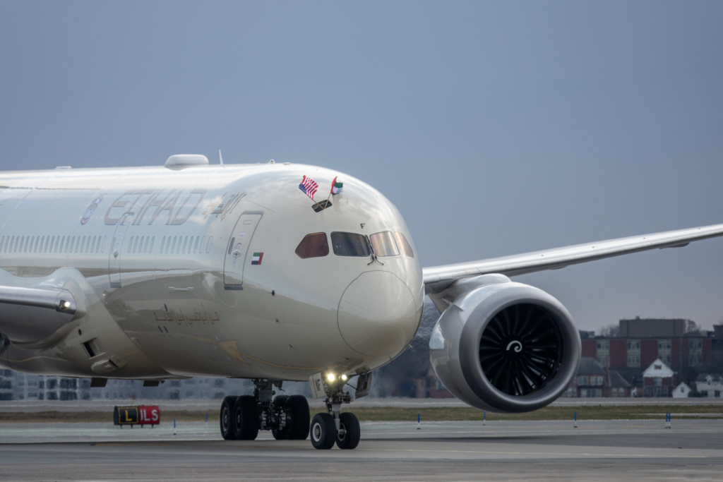 Etihad Airways celebrates inaugural flight to Boston