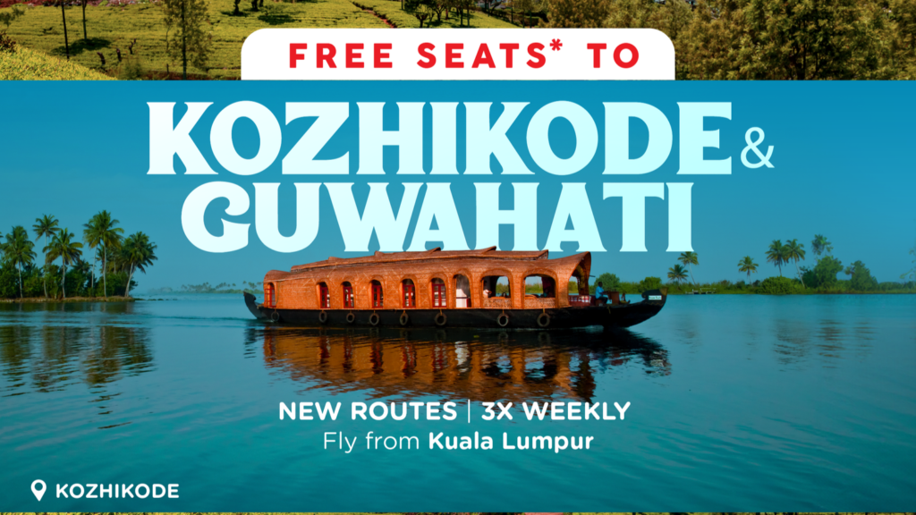 AirAsia expands in India with two brand new routes to Kozhikode and Guwahati with FREE* Seats
