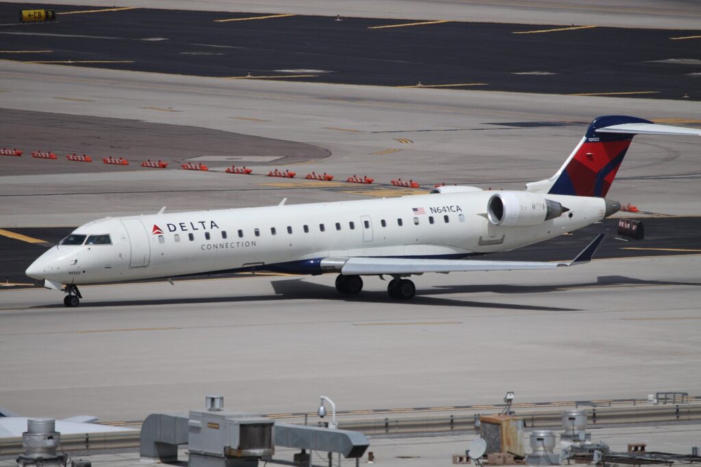 Delta Air Lines (DL) has recently updated the fleet page on its website to incorporate the seat map for a new aircraft model, as it is gearing up to introduce the CRJ-550 in collaboration with regional carrier SkyWest (OO).