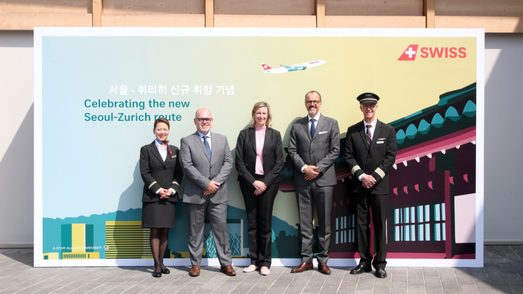 SWISS Airlines Inaugurates New Flight from Zurich to Seoul