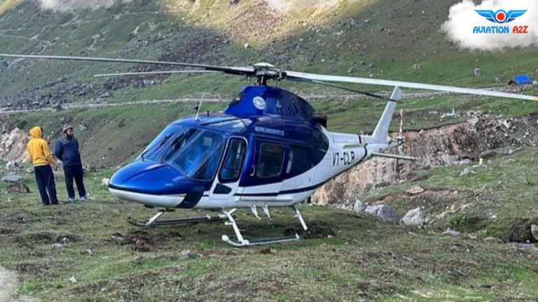 Kestral Helicopter Narrowly Escape Crash After Rotor Failure in Kedarnath