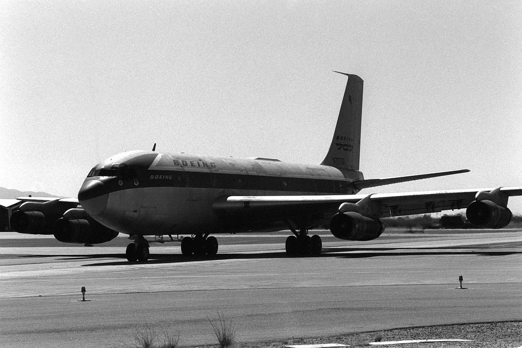 Boeing First Commercial Aircraft 367 in 1954