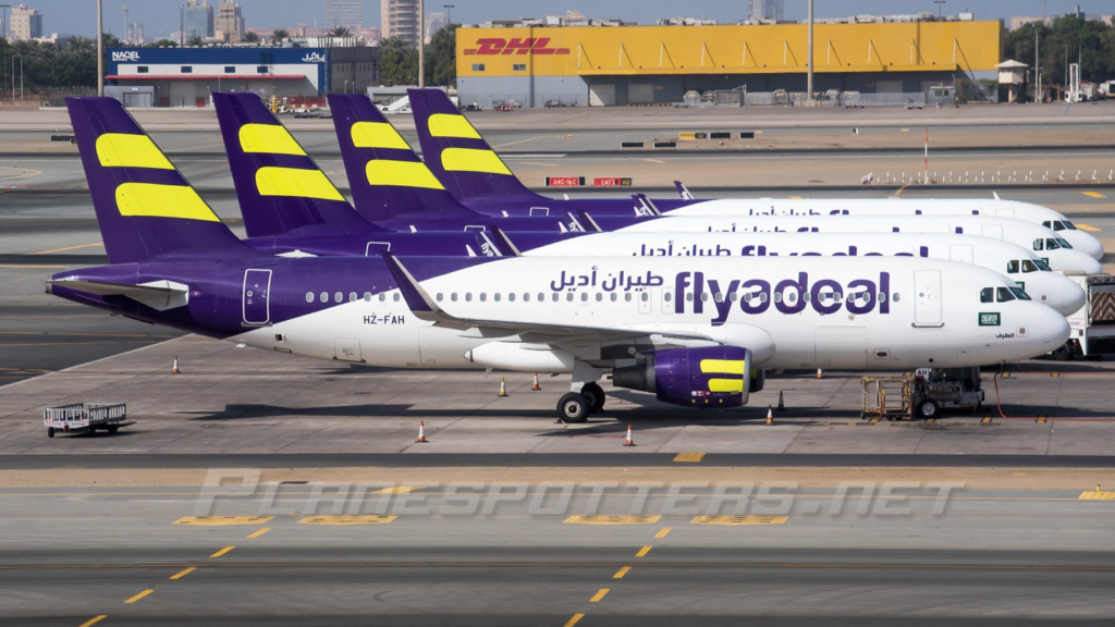 Flyadeal (F3), the low-cost carrier of Saudi Arabia, is contemplating the possibility of expanding its fleet of single-aisle Airbus aircraft and upgrading its existing order of 50 single-aisle jets as part of its strategy to expand its international route network.