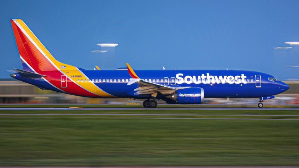 Southwest Boeing 737 Taxiing
