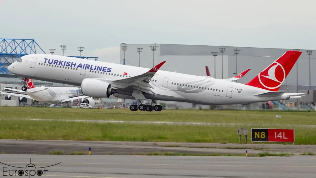 Turkish Airlines A350 Routes