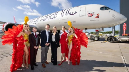 Virgin Atlantic Inaugurates New Flight from Manchester to Las Vegas with A350