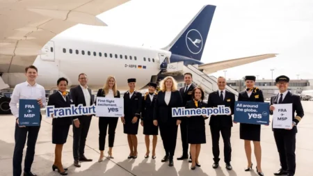 Lufthansa Inaugurates Frankfurt to Minneapolis Flight with 787