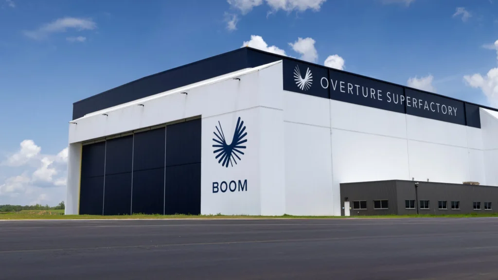 Boom Supersonic, the company developing the world’s fastest airliner, celebrated the completion of construction at the Overture Superfactory with a ribbon-cutting ceremony today (June 17, 2024).