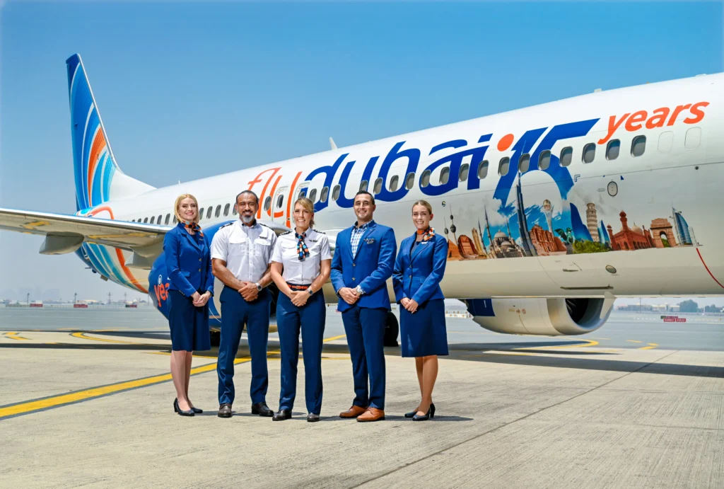 On June 1, the low-cost carrier flyDubai (FZ) celebrated 15 years of operations and unveiled a special livery on Boeing 737 MAX 8 aircraft.