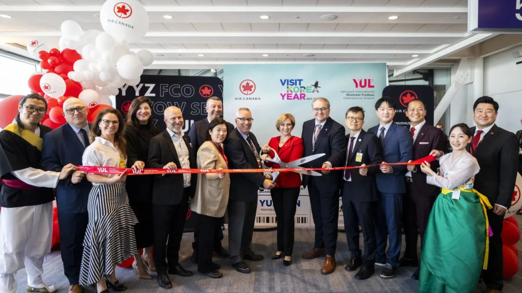 Air Canada Inaugurates New Flights from Montreal to Seoul, Korea