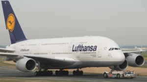 Lufthansa’s Largest Passenger Jet in the World Damage Runway Lights at Munich