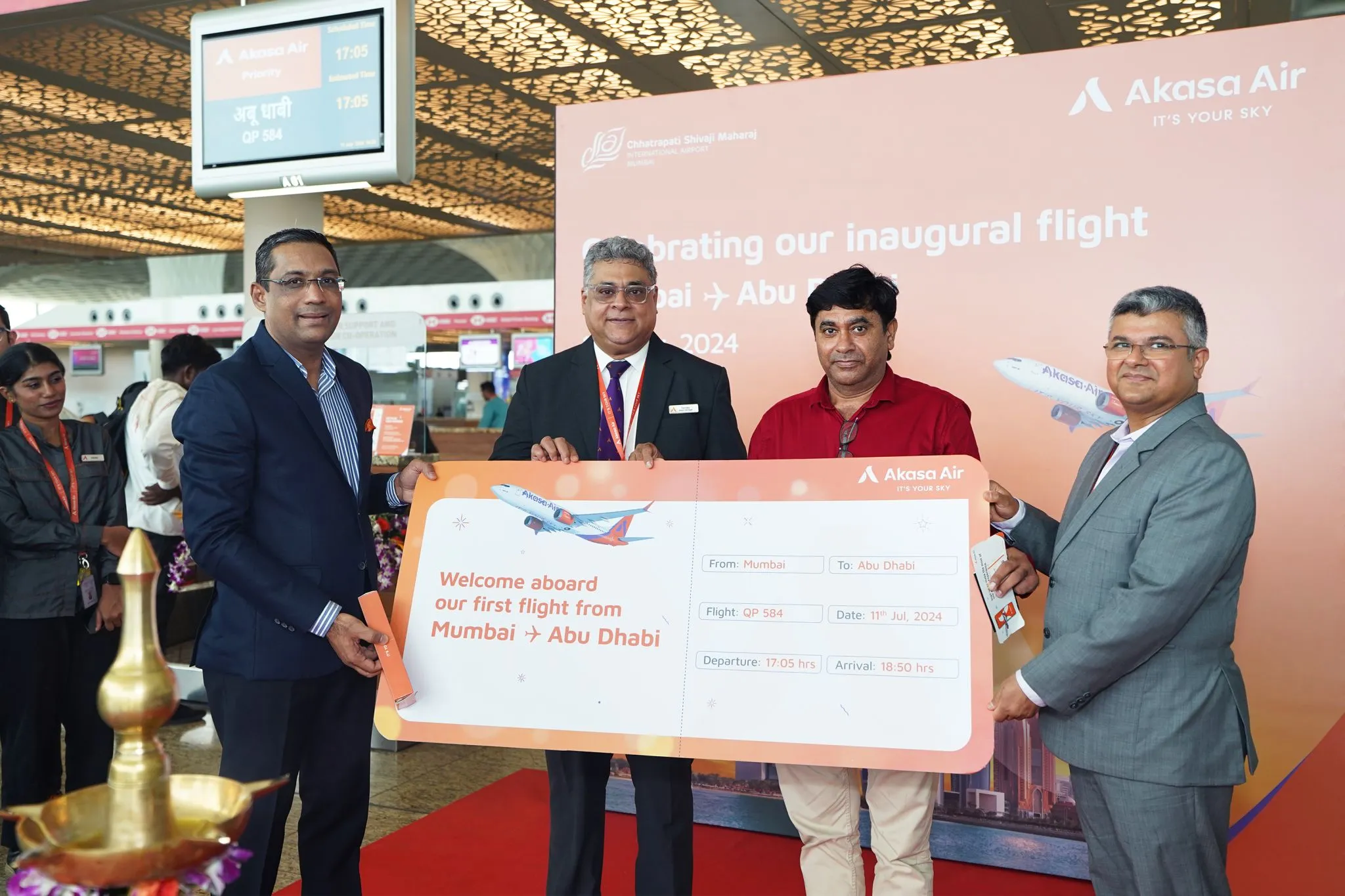 Akasa Air Inaugurates New Flights from Mumbai to Abu Dhabi - Aviation A2Z