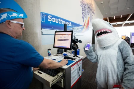 Southwest Airlines Celebrates Shark Week with Special Fin Flight from Dallas to Los Angeles
