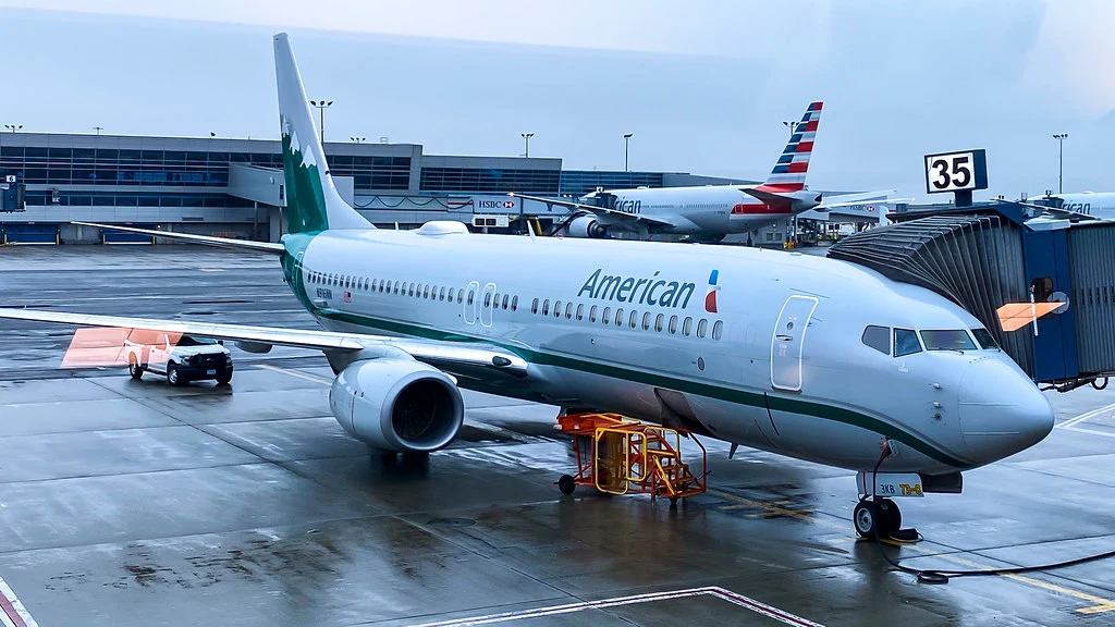 American Airlines at New York JFK Terminal 8