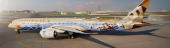 Etihad Unveils New 787 Livery Featuring Warner Bros Superman, Tom & Jerry, and Others
