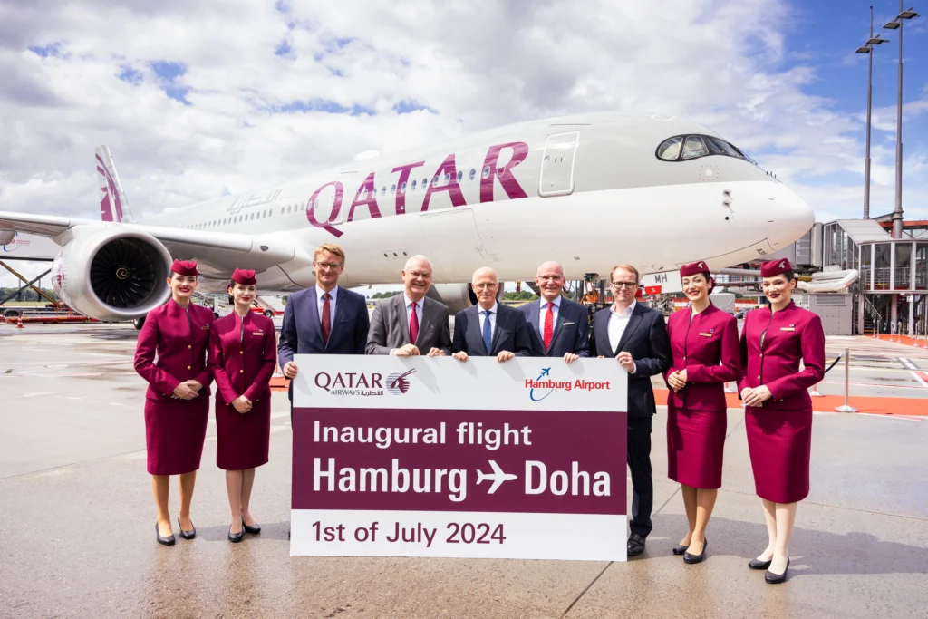 World’s Best Airline, Qatar Airways, Welcomes Fifth Destination in Germany with Launch of Hamburg Flights
