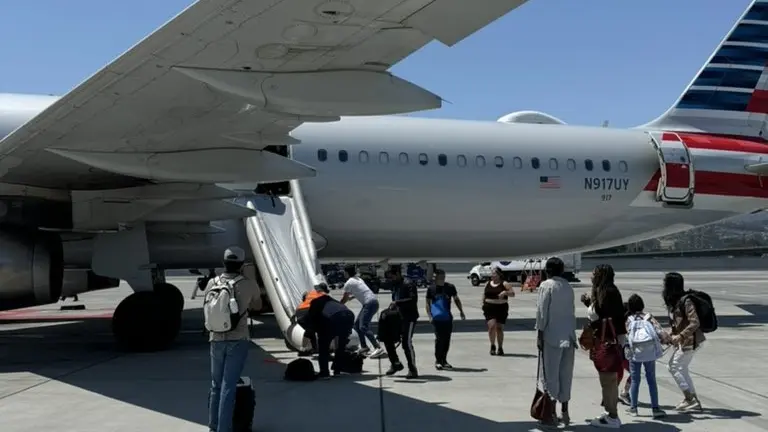 Chaos erupted at San Francisco International Airport (SFO) on Friday afternoon (July 12, 2024) when an American Airlines (AA) flight bound for Miami (MIA) had to be evacuated due to smoke filling the cabin, reportedly caused by a passenger's laptop.