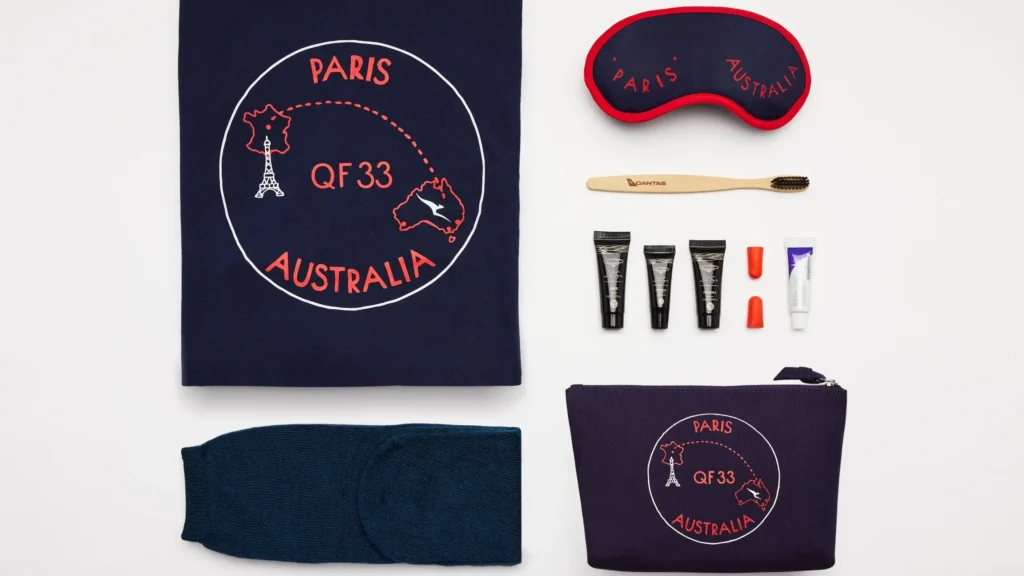 Martin Grant pyjamas and amenity kits