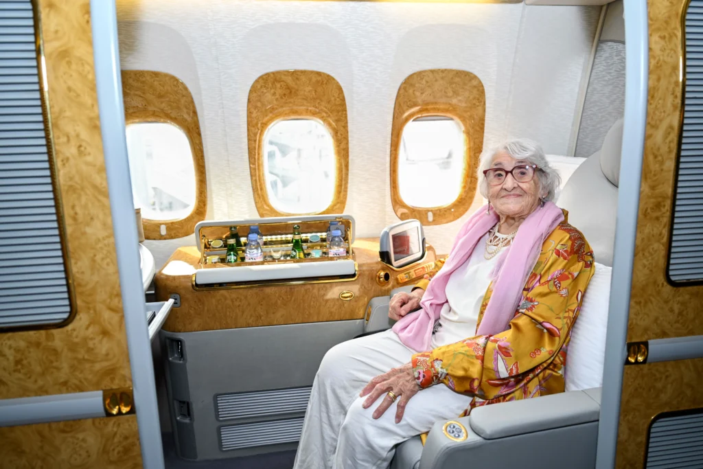 UAE's flag carrier Emirates Airlines (EK) welcomed 101-year-old seasoned traveler Rachida Smati on board its flight from Dubai (DXB) to Algiers (ALG) this past weekend.