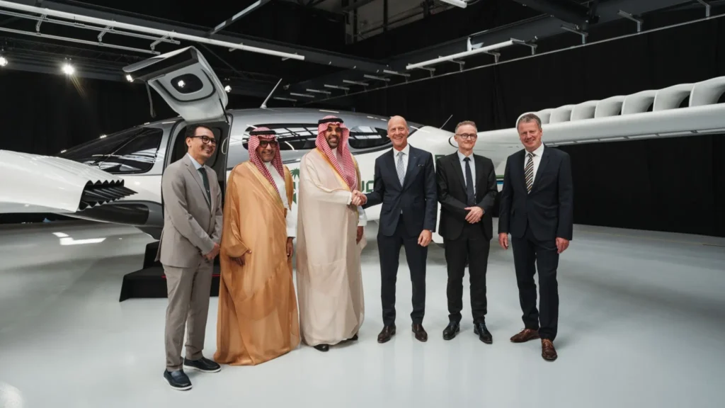 Saudia Group and Lilium NV signed a historic sales agreement for 50 Lilium Jets on July 18, 2024. The deal includes options for 50 additional aircraft.