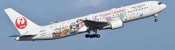 Boeing 767-346ER ‘JA612J’ Japan Airlines (Tokyo Disney Resort 35th Anniversary livery)