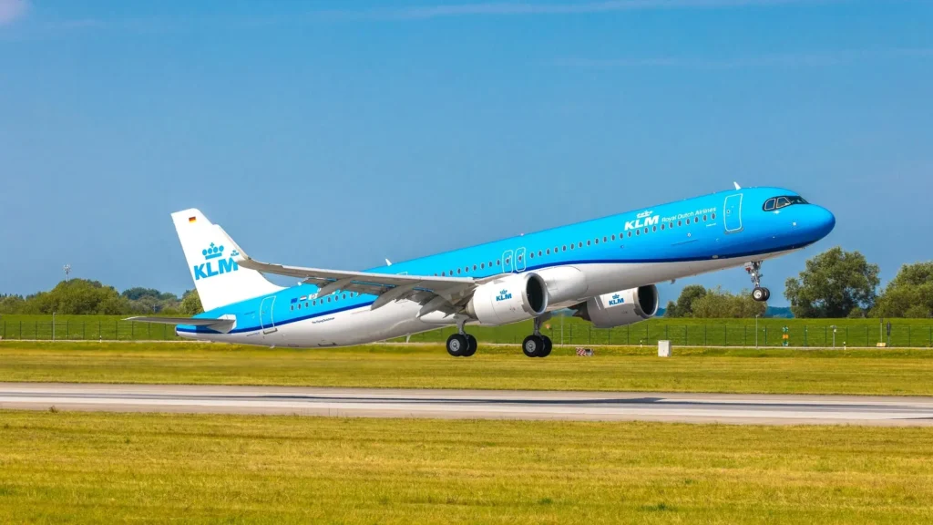 KLM First A321neo inaugural flight