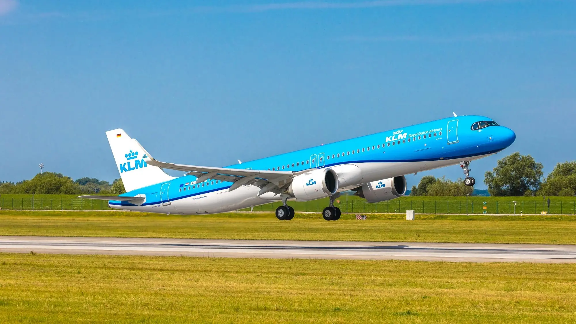 KLM First A321neo inaugural flight