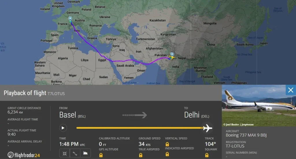 Mukesh Ambani Boeing 737 MAX 9 Private Jet