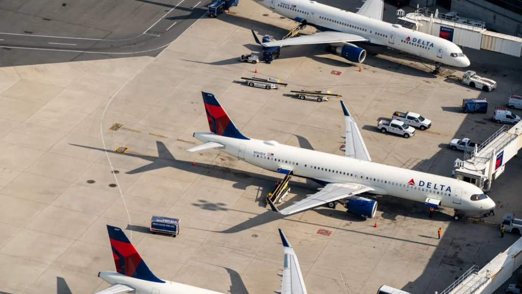 According to the Federal Aviation Administration (FAA), the service vehicle hit the Delta Air Lines (DL) Boeing 737-800 aircraft at Boston Logan International Airport (BOS) today on August 16, 2024.