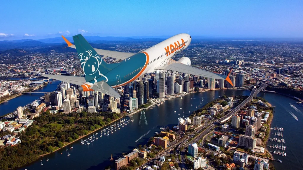 Koala Airlines has not officially disclosed the aircraft type, images on its website showcase a Boeing 737 MAX 8 (737-8) in the airline's livery.