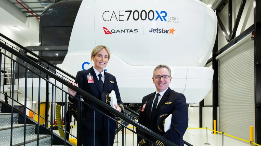 Qantas A321XLR Pilot Training at Sydney Flight Training center