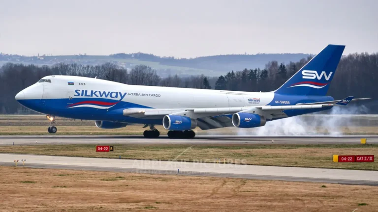 Boeing 747 Pilots Flies to Wrong Airport, Declares Fuel Emergency Silk Way West Airlines Boeing 747