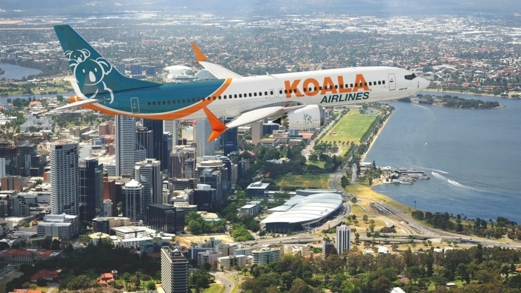 Render of New Airline of Australia