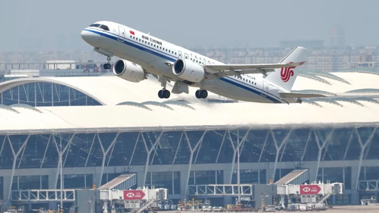 China Builds Stronger Sky Support for C919 and C909 Fleets Air China First COMAC C919 Test Flight