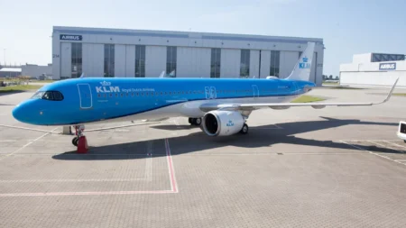 King Willem-Alexander Flies First KLM A321neo AMS–OTP Service